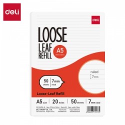 REZERVNI PAPIR ZA SVESKE DELI A5 50 LISTA 70g DIKTO EN208-A5