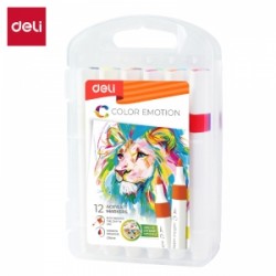AKRILNI MARKERI DELI 1/12 COLOR EMOTION EC193-12