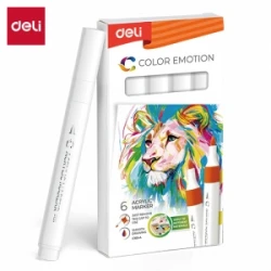 MARKER DELI AKRILNI BELI COLOR EMOTION EC193A-White