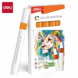 MARKER DELI AKRILNI NARANDŽASTI COLOR EMOTION EC193A-Orange
