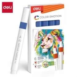 MARKER DELI AKRILNI TAMNO PLAVI COLOR EMOTION EC193A-Dark Blue