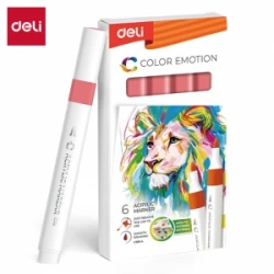 MARKER DELI AKRILNI SUNČANO NARANDŽASTI COLOR EMOTION EC193A-Sun Orange
