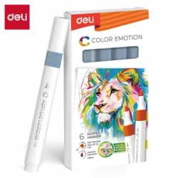 AKRILNI MARKER DELI TAMNO SIVI COLOR EMOTION EC193A-Dark Gray