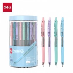 HEMIJSKA OLOVKA DELI ROBALL MIX PASTELNIH BOJA 0.5 mm PLAVI ISPIS EQ115C-BL