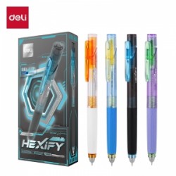 ROLER GEL DELI HEXIFY sa dve kuglice 0.5 mm PLAVI EG363-BL