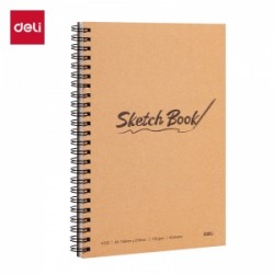 BLOK ZA CRTANJE DELI Sketch book, A5, 40 lista, 110g - BOČNA SPIRALA EN722