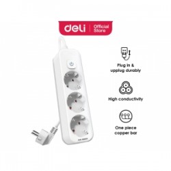 PRODUŽNI KABL DELI SA PREKIDAČEM 3 UTIČNICE I 1,8m DUŽINE ET431