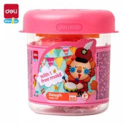 MASA ZA MODELIRANJE DELI PINK 113g SA JEDNIM ŠABLONOM suši se na vazduhu