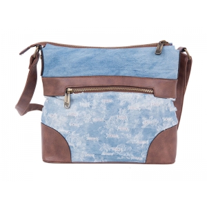 TORBA NA RAME PULSE JEANS WORN OUT